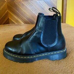 Doc Martin Black Leather Chelsea Boots